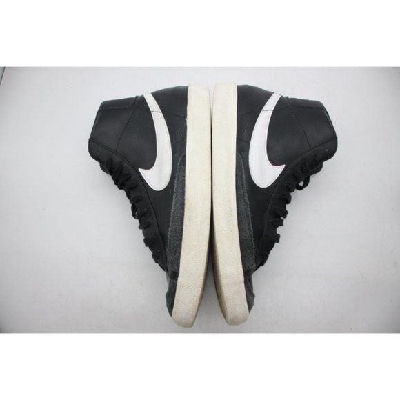 Nike Mens Blazer Mid 77 Men's Size 14  BQ6806-002 Black Leather Casual Shoes - Picture 6 of 8